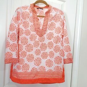 Zac & Rachel Women’s Floral Print Tunic, Size Large